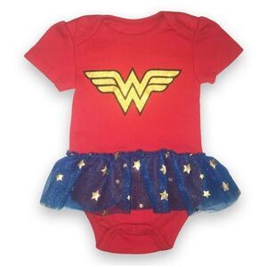 Wonder woman bred tutu insecure size 6-9 Months NWT